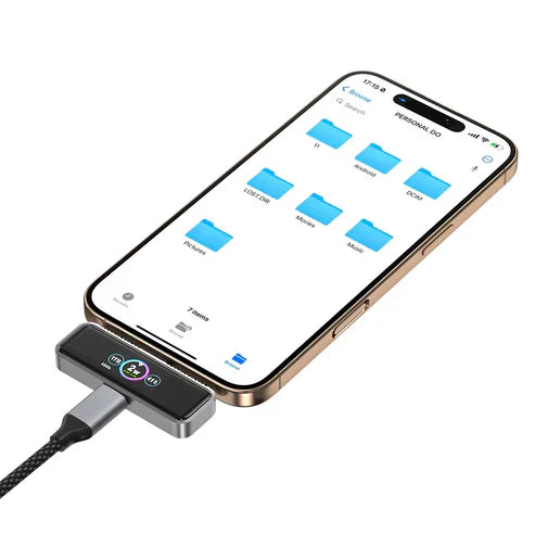 Storage USB-C & lightning port Magnetic Extended Drive for iPhone Series
