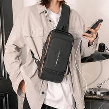 Unisex Sling Bag with USB Charging Port & pin lock
